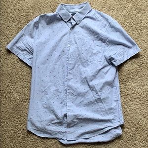 Men’s short sleeved button up
